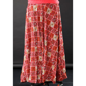 Multi Colour Floral Design Womens Skirt