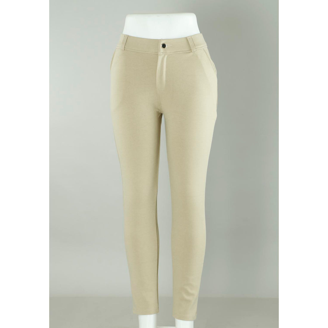 Women's Beige Lycra Pant
