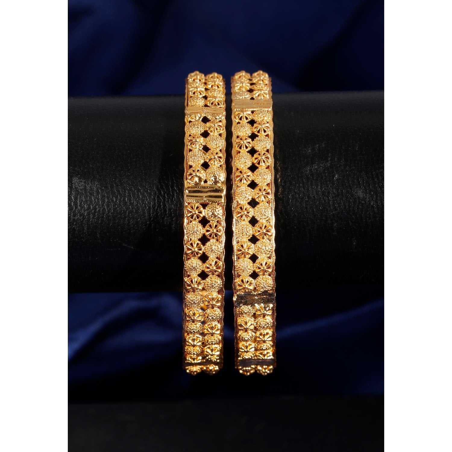 Set Of 2 Gold Plated Bangles 11