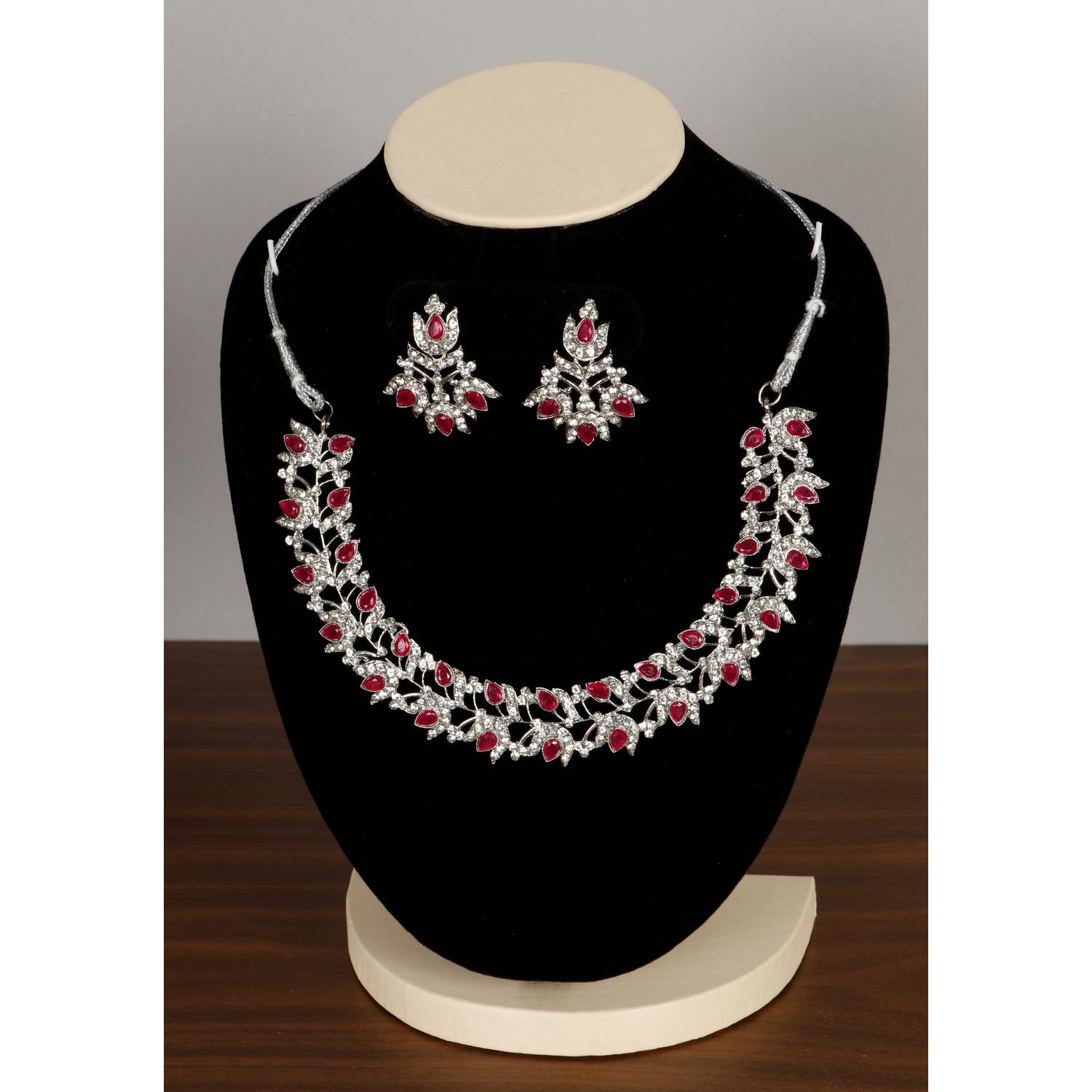 Silver Plated Necklace Set 16