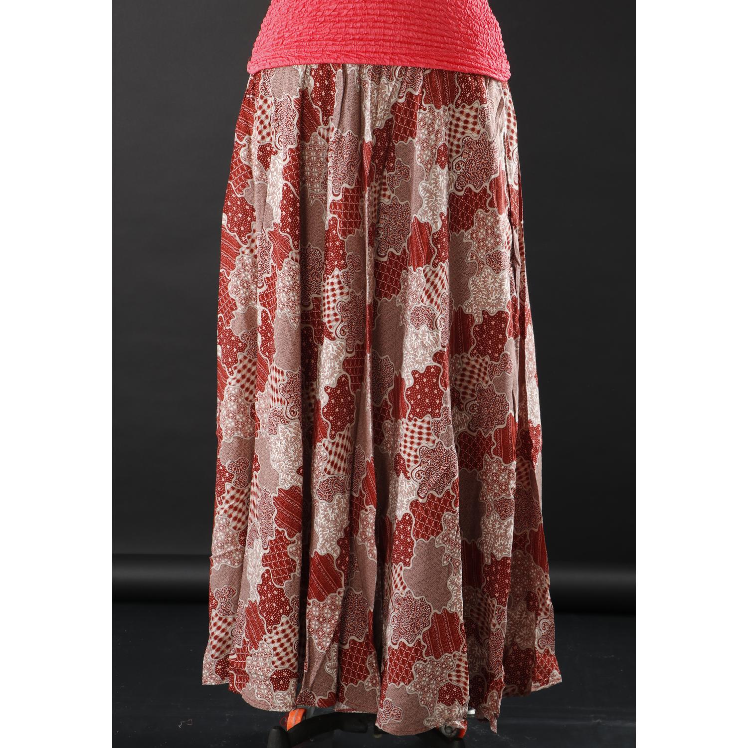 Multi Colour Floral Design Womens Skirt 2