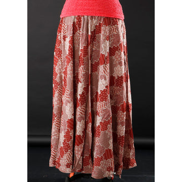 Multi Colour Floral Design Womens Skirt 2