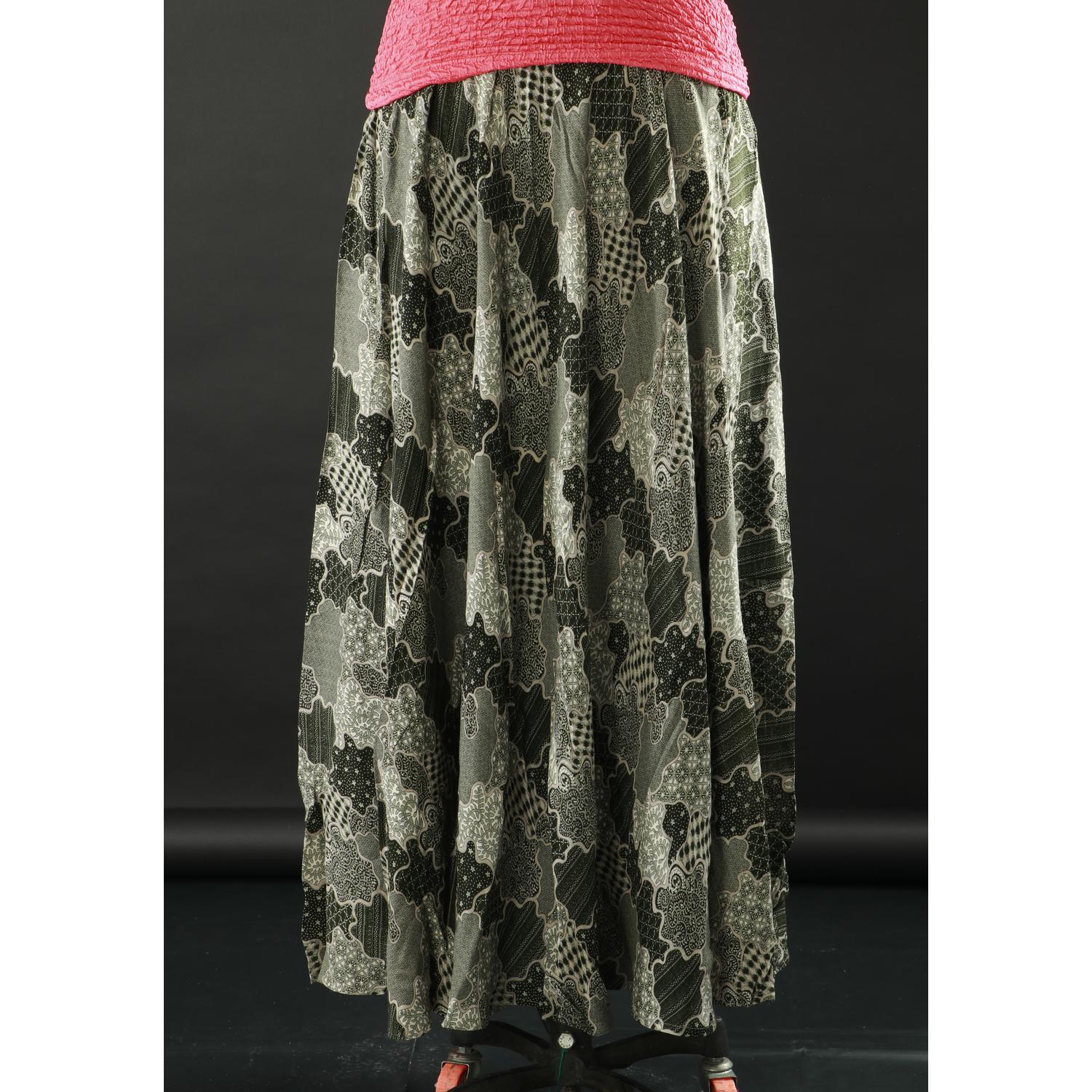 Multi Colour Floral Design Womens Skirt 3