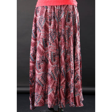 Multi Colour Floral Design Womens Skirt 4