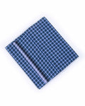 Shop Sangu Brand Blue Checkered 2.10 m Stitched Lungi