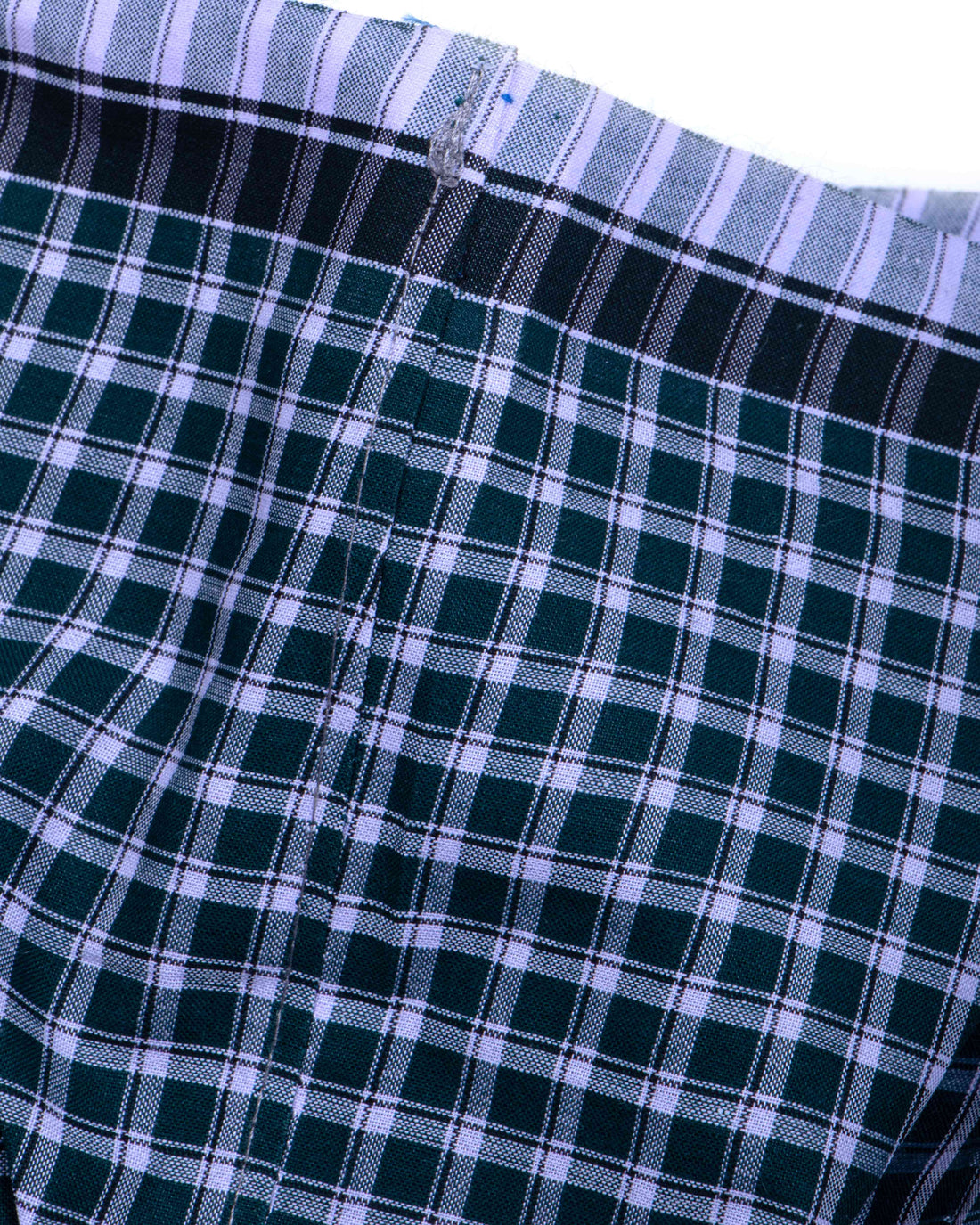 999 Brand Green Checkered 2.10 m Stitched Lungi