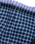 Buy 999 Brand Green Checkered 2.10 m Stitched Lungi