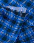 Buy 999 Brand Blue Checkered 2.10 m Stitched Lungi