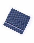 Shop Sangu Brand Blue Checkered 2.10 m Stitched Lungi