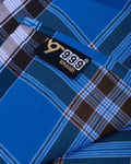 Buy 999 Brand Blue Checkered 2.10 m Stitched Lungi