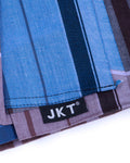 Shop JKT Brand Blue Checkered 2.10 m Stitched Lungi