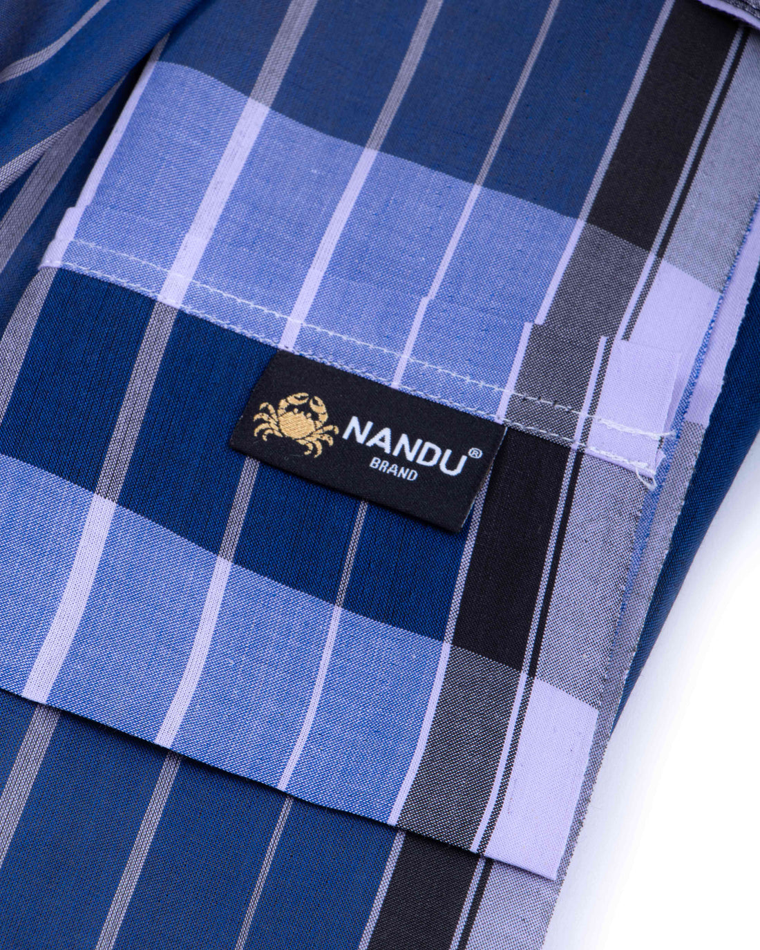 Nandu Brand Multi Checkered 2.20 m Stitched Lungi