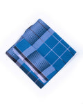 Shop Sangu Brand Blue Checkered 2.10 m Stitched Lungi