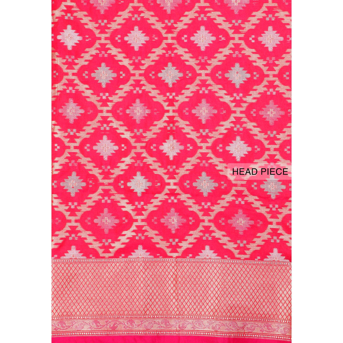 Magenta Colour Banarasi Silk Saree