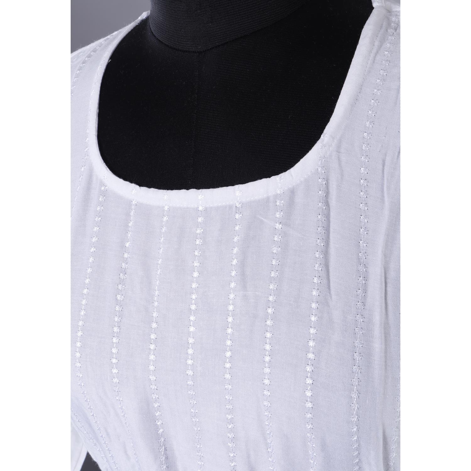 Buy White Colour Western Top
