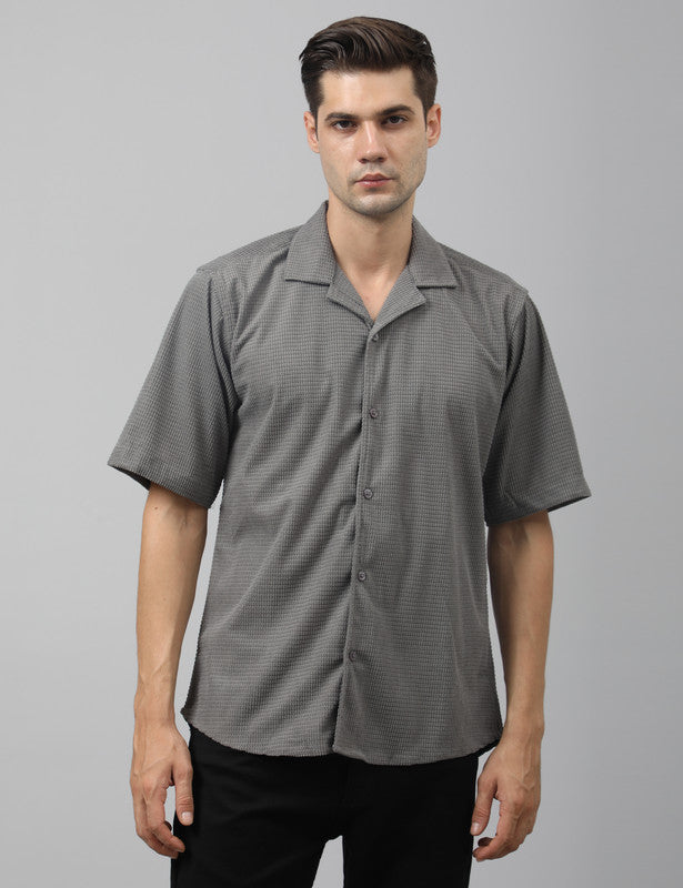 Native Bull Light Grey Popcorn Shirt