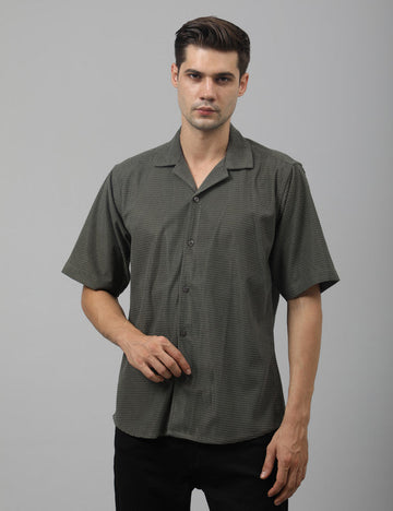 Native Bull Dark Grey Popcorn Shirt