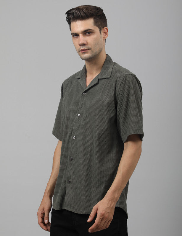 Native Bull Dark Grey Popcorn Shirt