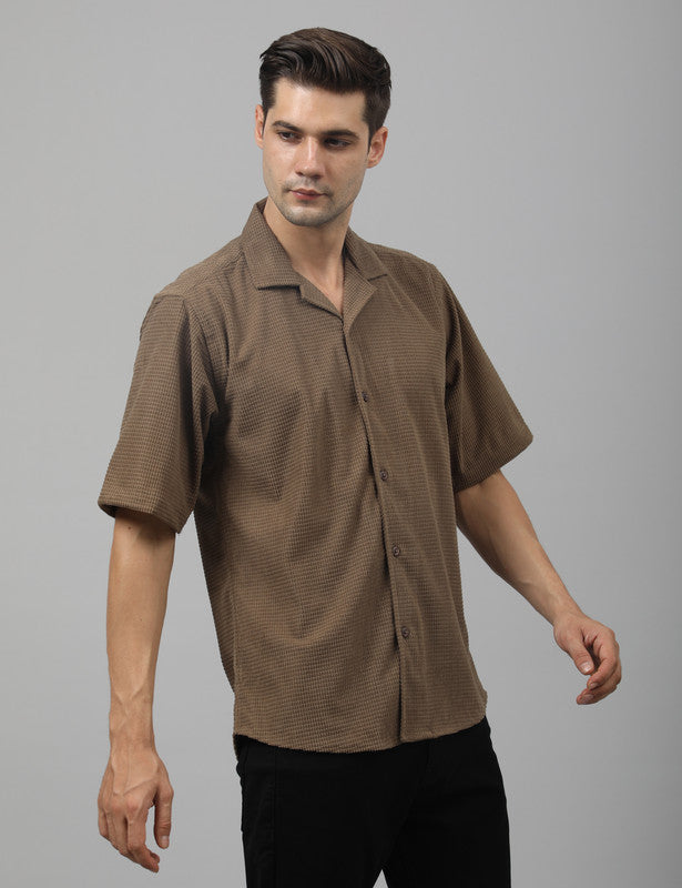 Native Bull Brown Popcorn Shirt