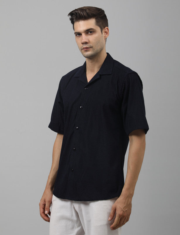 Native Bull Dark Navy Popcorn Shirt