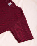 Shop Round Neck Women Maroon Colour T-Shirt Online