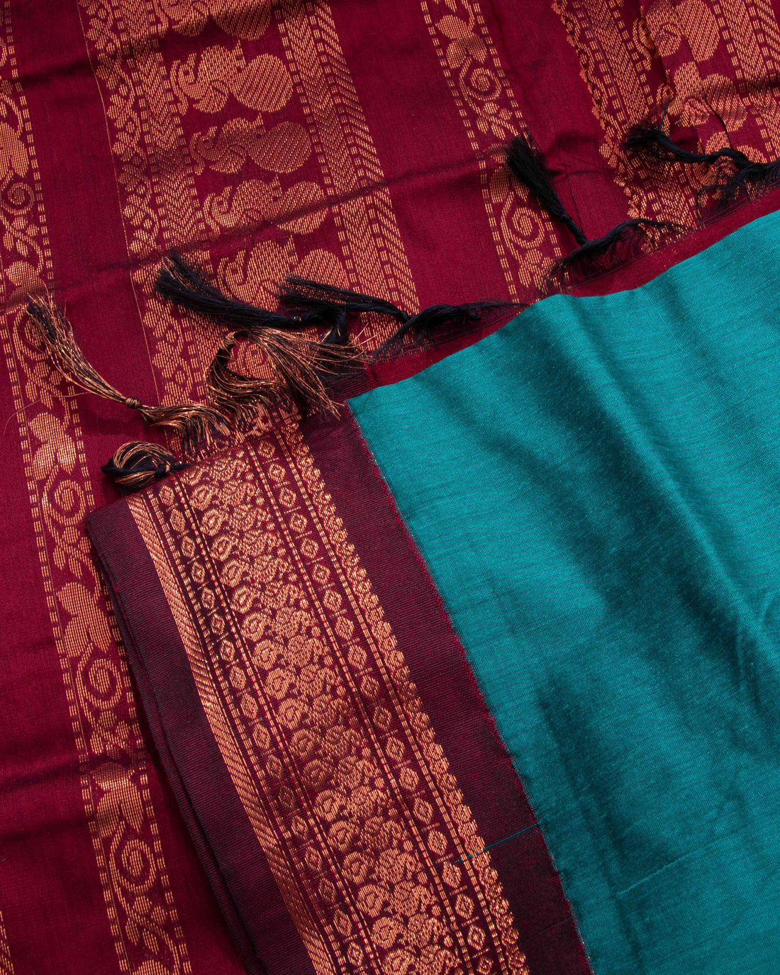 Blue Colour Kalyani Cotton Saree