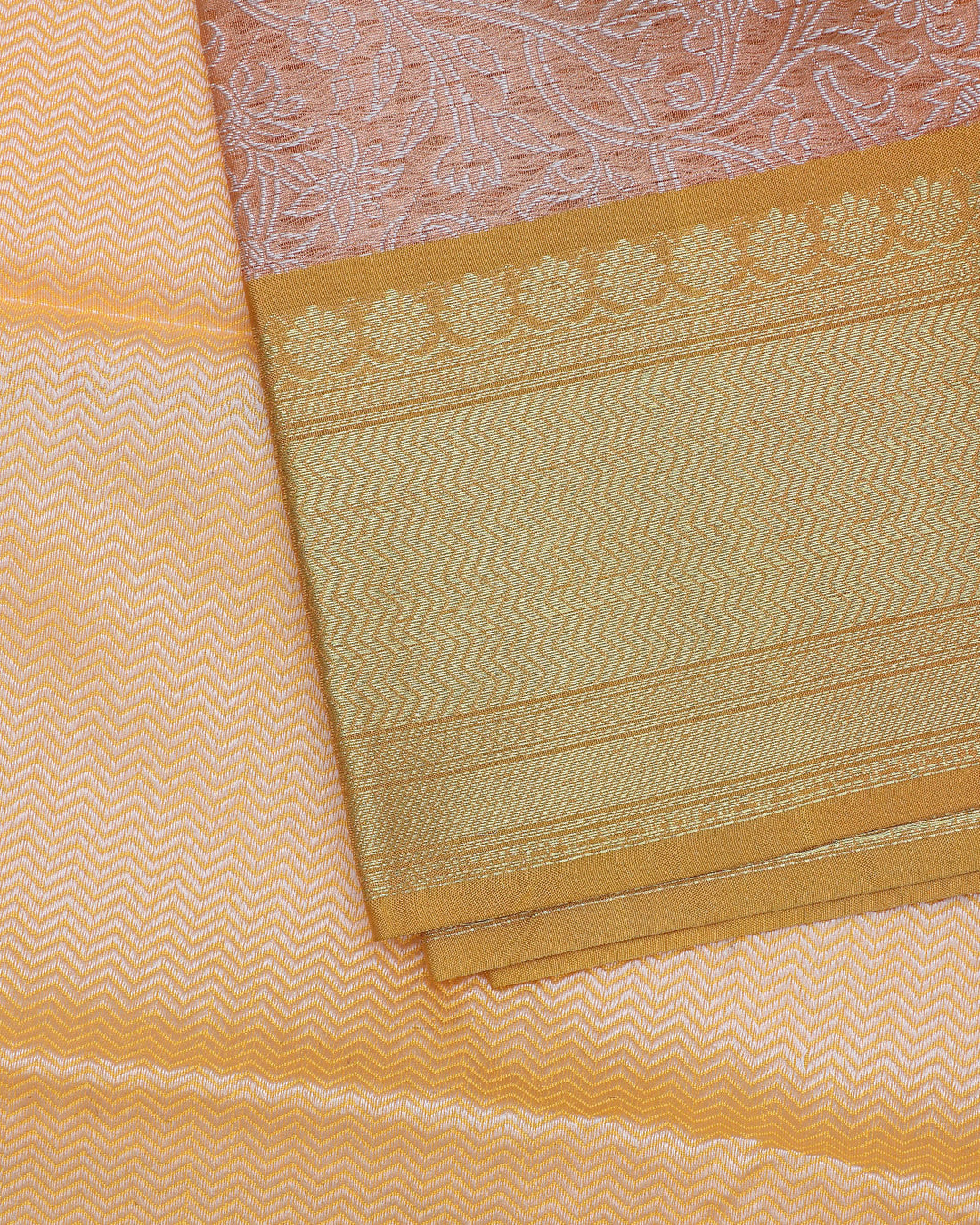 Ambani Copper Colour Tissue Saree