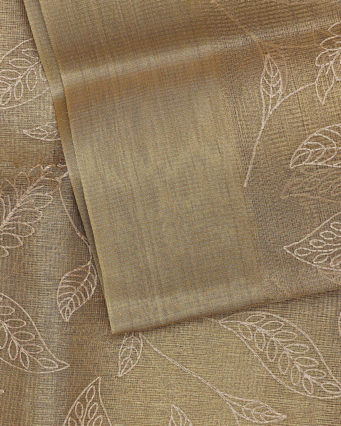 Gold Colour Cotton Saree