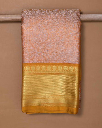 Ambani Copper Colour Tissue Saree