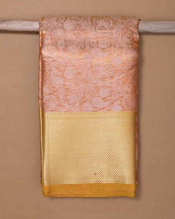 Ambani Copper Colour Tissue Saree