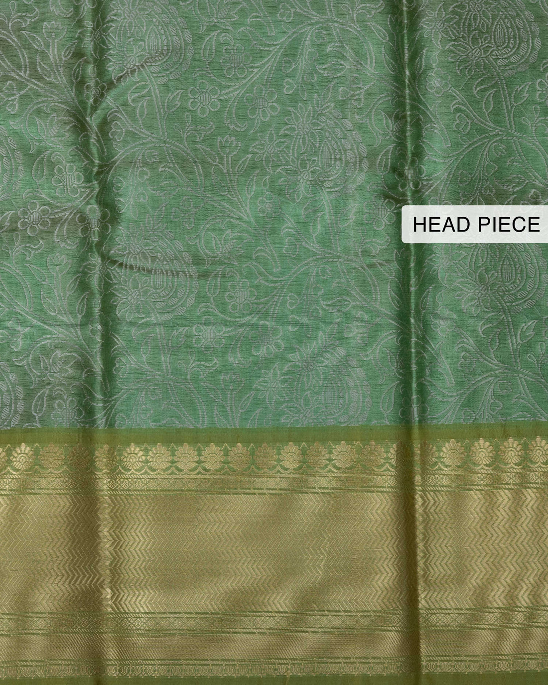 Ambani Green Colour Tissue Saree