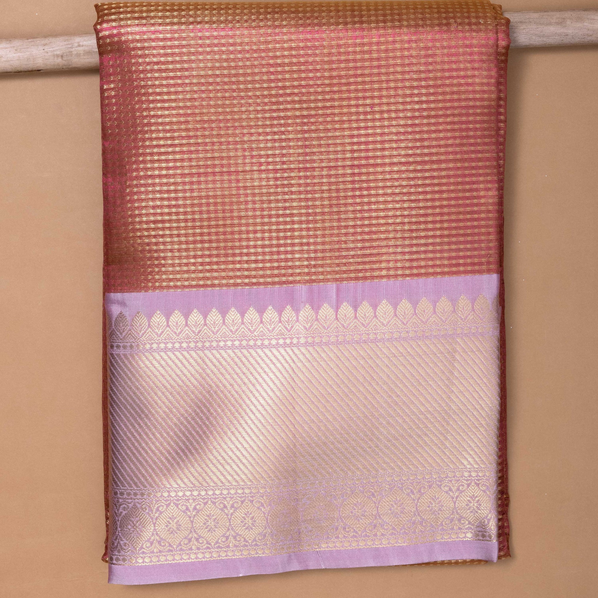 Nayanthara Double Shade Colour Tissue Saree