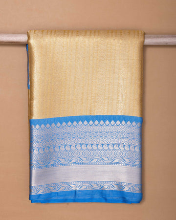 Ambani Gold Colour Tissue Saree