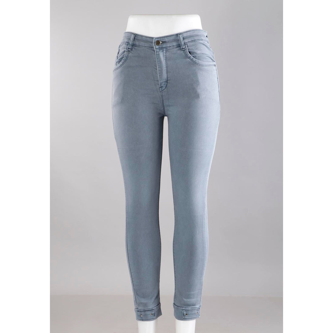 Women Grey Pencil Fit Jeans
