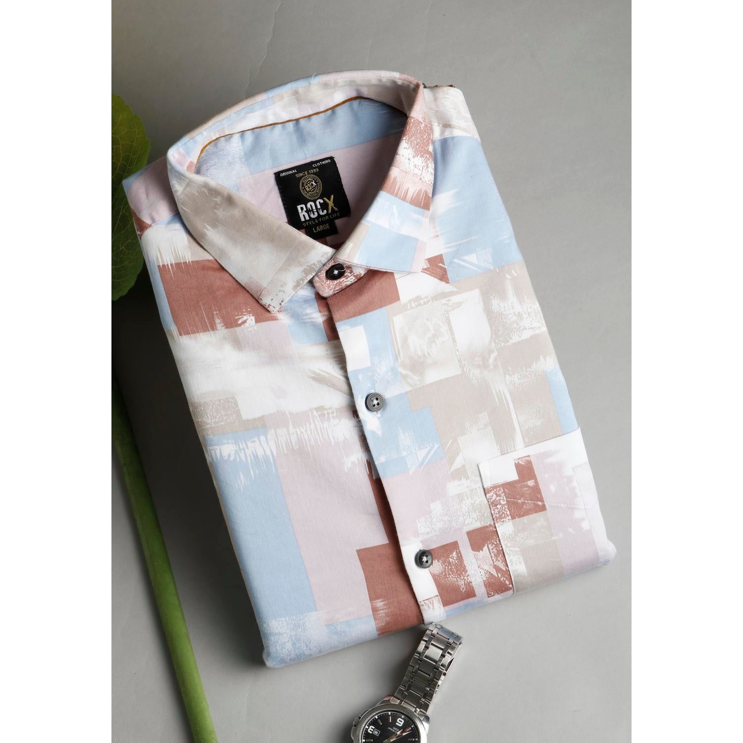 Multi Printed Men's Shirt