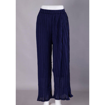 Navy Blue Colour Womens Palazzo