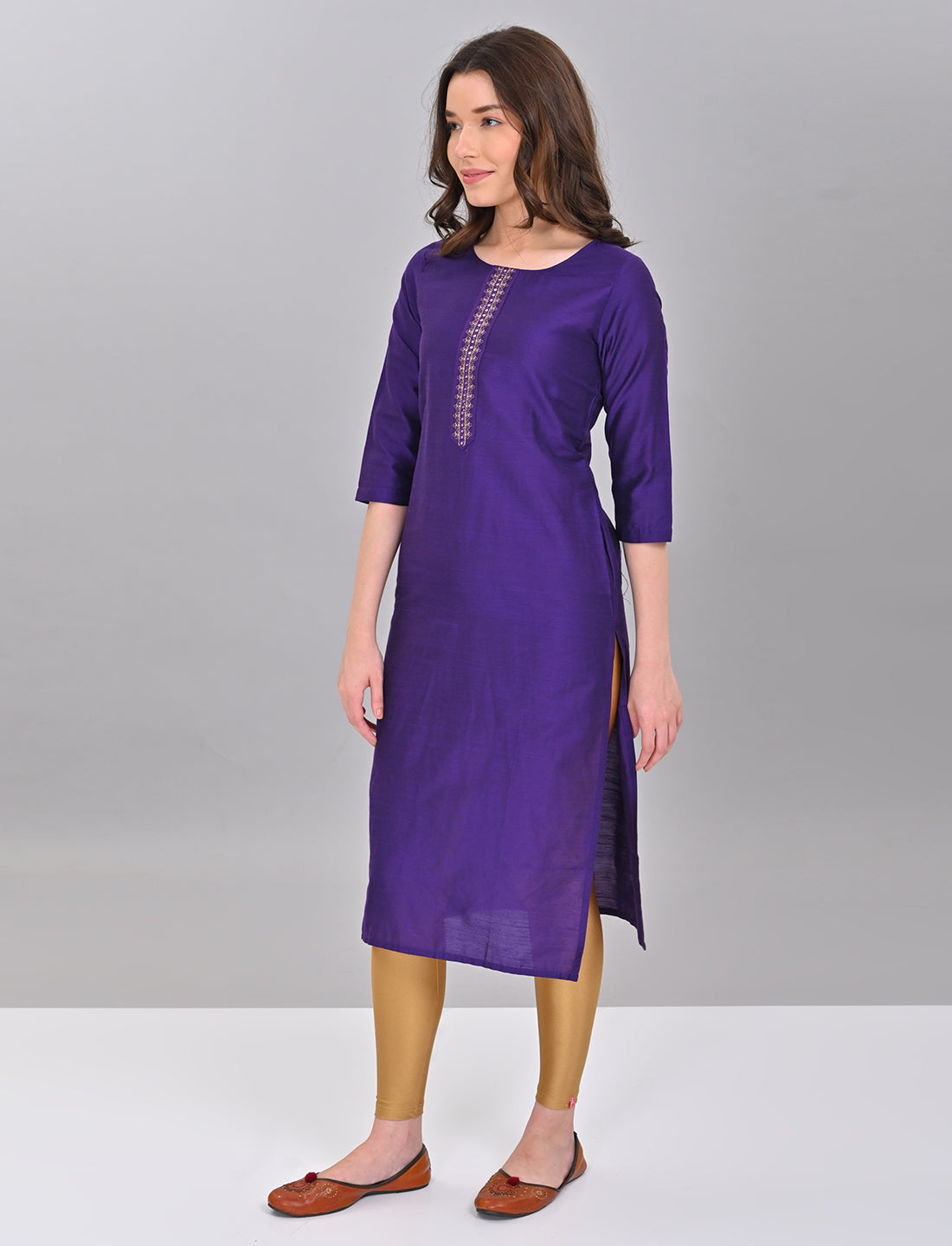 Shop Stylish Women's Violet Kurti
