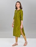 Shop Stylish Women's Olive Green Kurti
