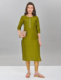 Order Stylish Women's Olive Green Kurti
