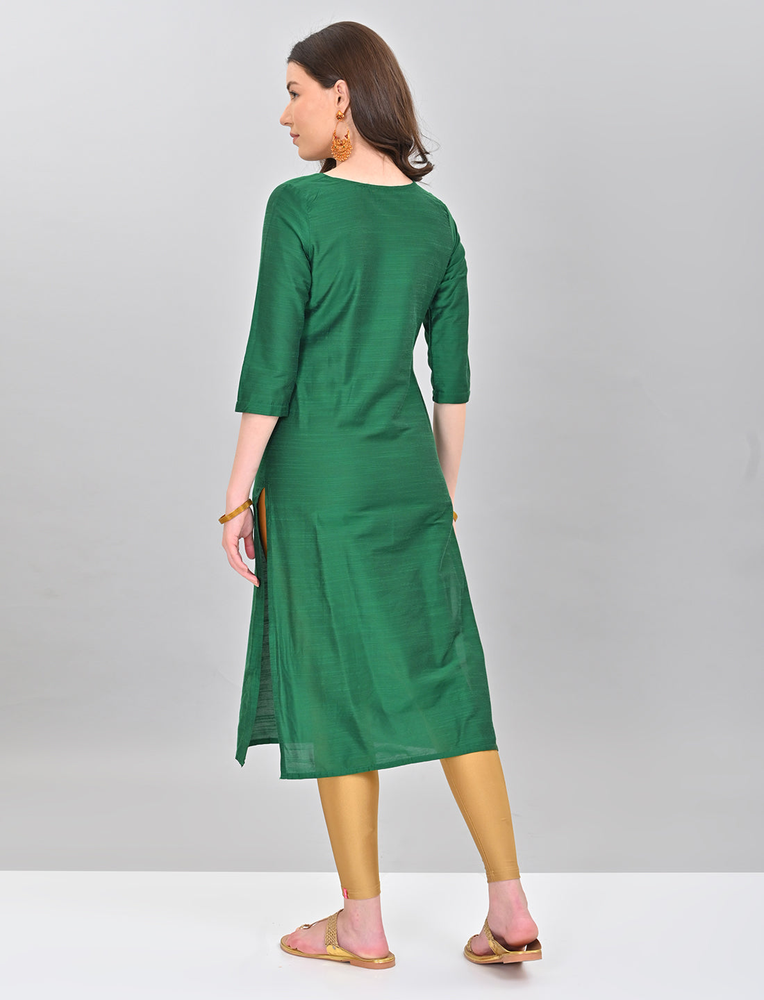 Stylish Women's Dark Green Kurti