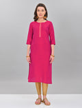 Stylish Women's Magenta Pink Kurti
