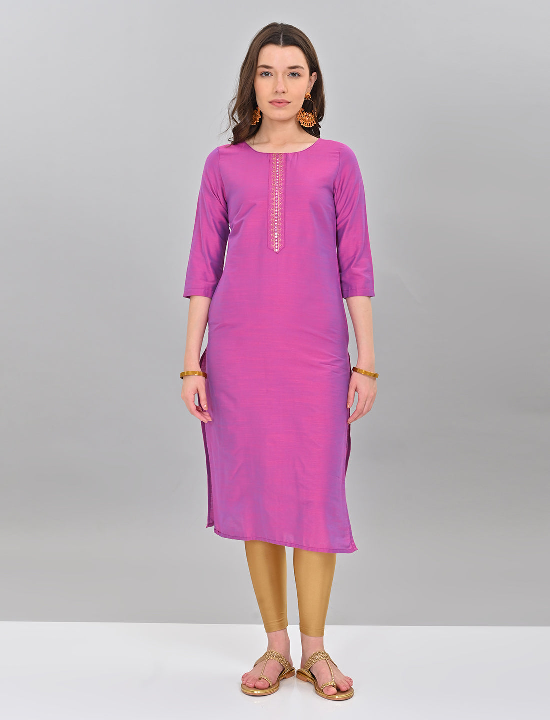 Stylish Women's Purple Kurti
