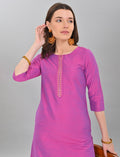 Stylish Women's Purple Kurti Online Shopping