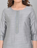 Buy Stylish Women's Grey Kurti Online Shopping