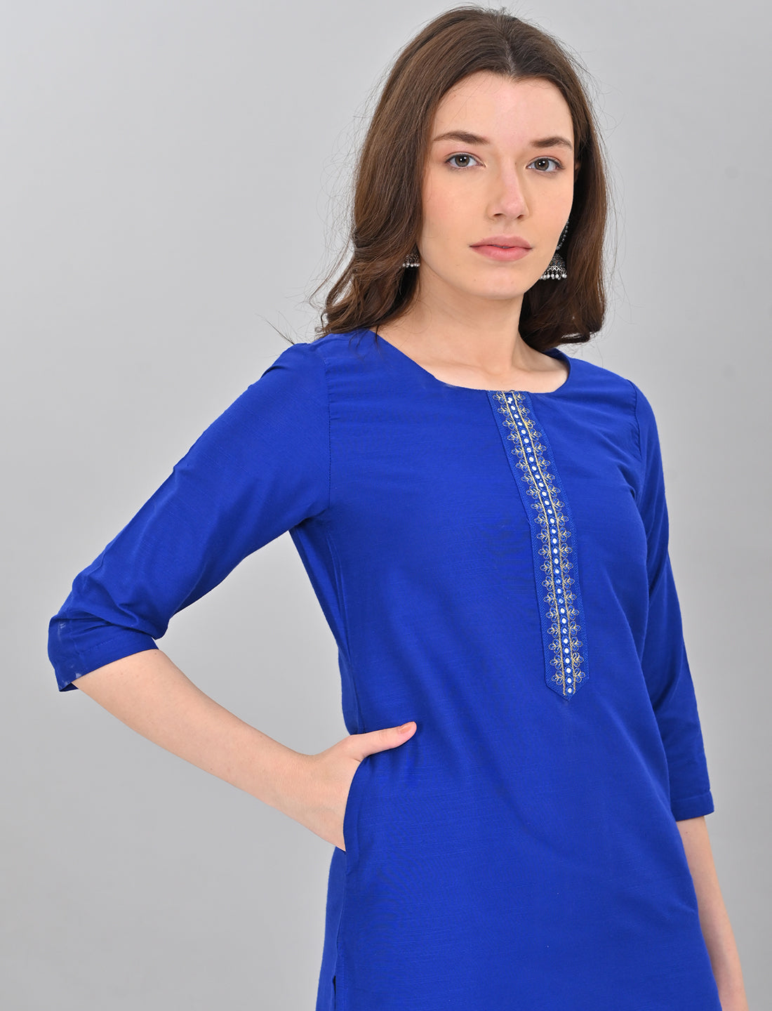 Shop Stylish Women's Royal Blue Kurti