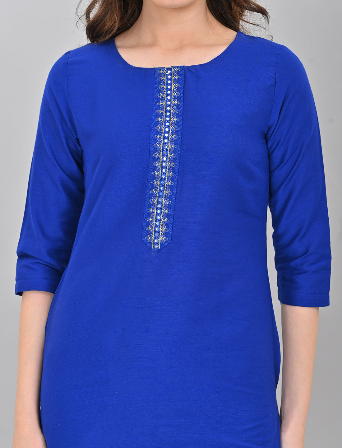 Buy Stylish Women's Royal Blue Kurti Online Shopping