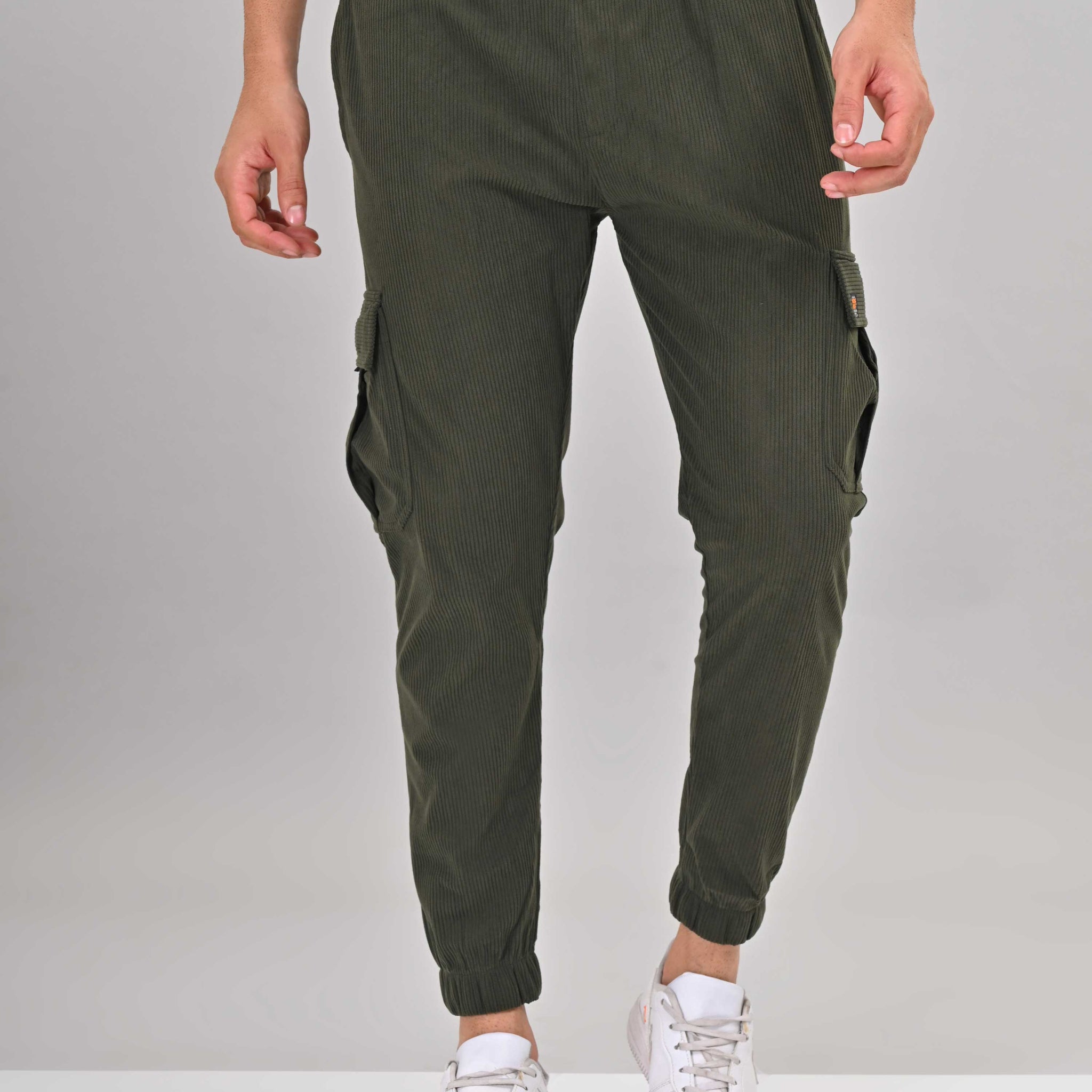 Bottle Green Colour Nativebull Men's Track Pant