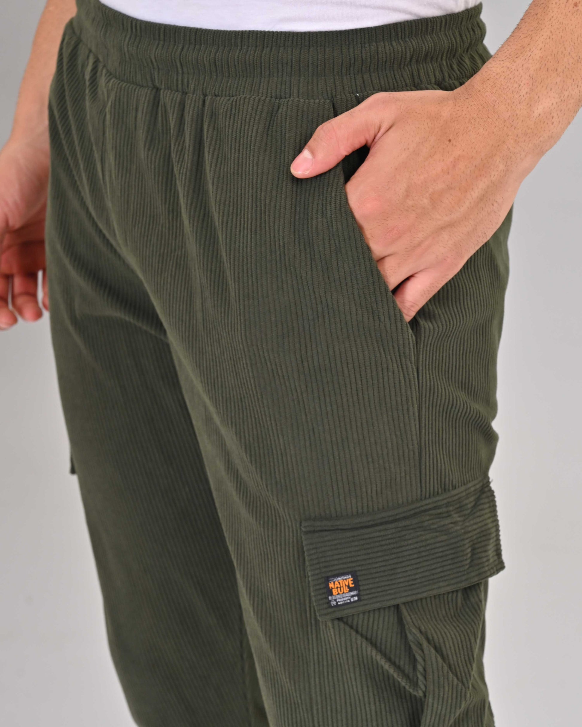 Order Bottle Green Colour Nativebull Men's Track Pant