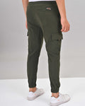 Bottle Green Colour Nativebull Men's Track Pant Online Shopping