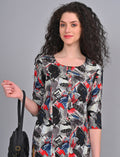 Shop Stylish Women's Multi Princess Cut Kurti With Buttoned Down Stripes Online